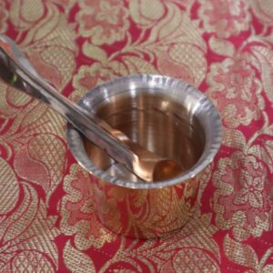 Copper Panchapatra and Udarni Set Small