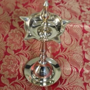 Deepam Stand Brass 16 cms